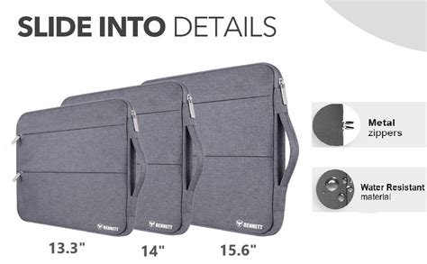 Bennett Nylon Drax Laptop Bag Sleeve Case Cover Pouch for 14 inches ...