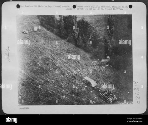 FRANCE-Battle activities during battle for Falaise Gap on 20 August 44 ...