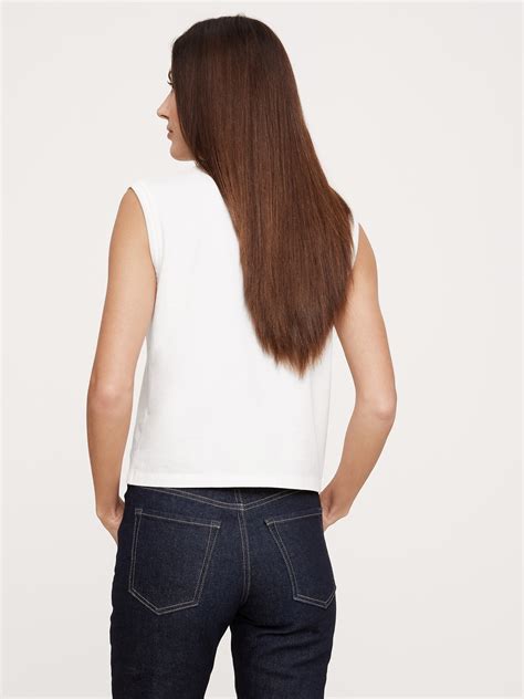 Vintage Cotton Muscle Tank | Banana Republic