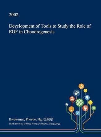 Development of Tools to Study the Role of Egf in Chondrogenesis ...
