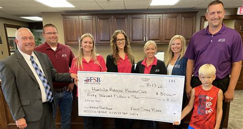 First State Bank donates to athletic complex | The Humboldt Independent