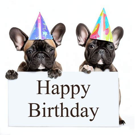 French bulldog birthday card – Artofit