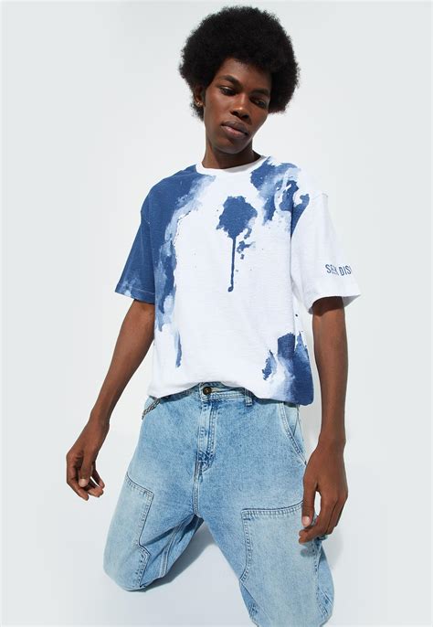 Buy URB_N Men Oversized Tie & Dye T-shirt Online at just Rs. 699.0 ...