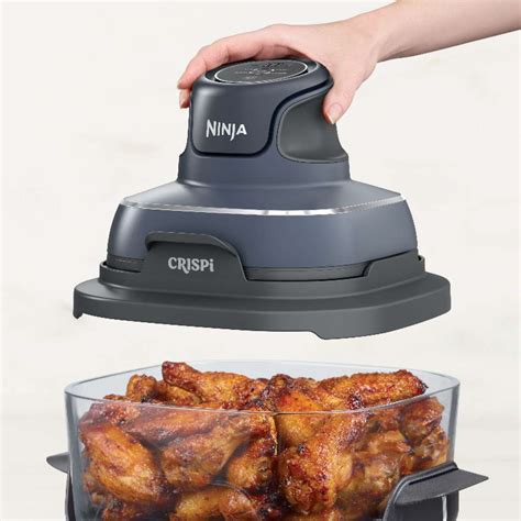 Ninja Crispi® 4-in-1 Portable Glass Air Fryer – Color: Cyberspace