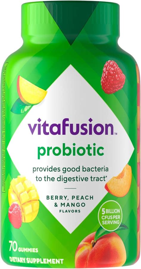 Vitafusion Probiotic Gummy Supplements, Raspberry, India | Ubuy