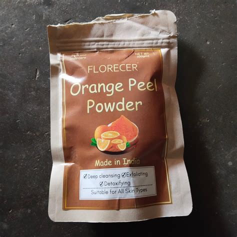 Florecer Orange Peel Powder For Skin | Face Pack | Oil Control | Tan ...