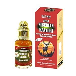 INDRA SUGANDH BHANDAR Attar For Men|Women|Gift Real Siberian Kasturi ...