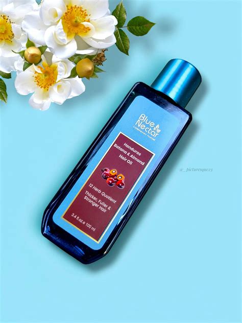 Almond & Batana Hair Oil for Thicker, Fuller & Stronger Hair – Blue Nectar
