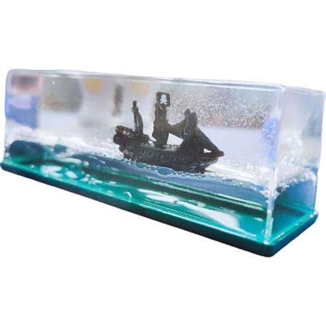 ZEshops Ghost Ship Black Pearl Ship in A Bottle Fluid Liquid Drift ...