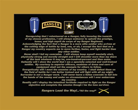 Army Ranger Creed Wallpaper