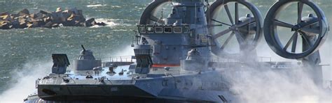 Download wallpaper hovercraft, "Bison", Landing ship, project 12322 ...