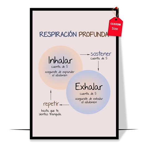 LOLUIS Spanish Using The Breath to Focus The Mind Poster, Spanish ...