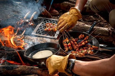 Image result for Cooking On a Log