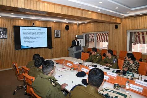 NHRC SSP, Shri Ketan Baliram Patil addresses the various officers of ...