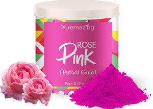 IMVELO Puremazing Herbal Gulal Pink Colour | Non Toxic| Holi Color with ...