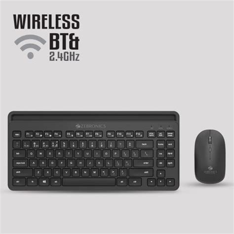 ZEBRONICS ZEB-COMPANION 110 wireless keyboard mouse combo with ...