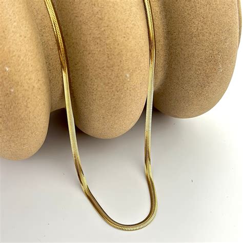 Snake Chain 3.0 -18k Gold Plated – Gemstonegala