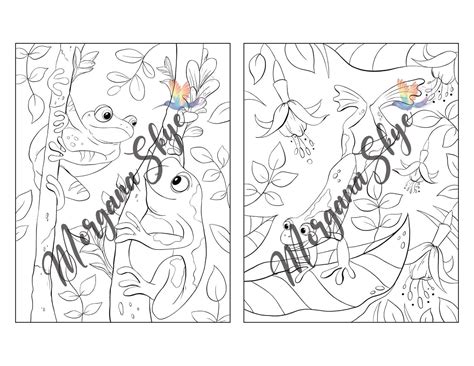 Cute Frogs Coloring Book: An Adult Coloring Book India | Ubuy