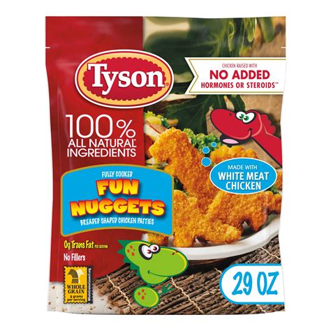 Dinosaur Chicken Nuggets Bag