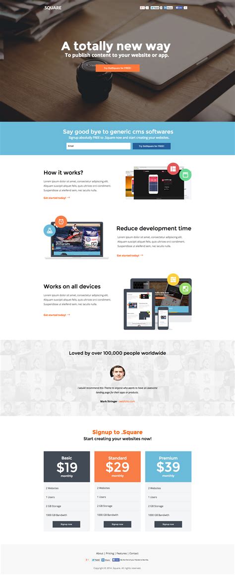 Instapage Landing Page Templates