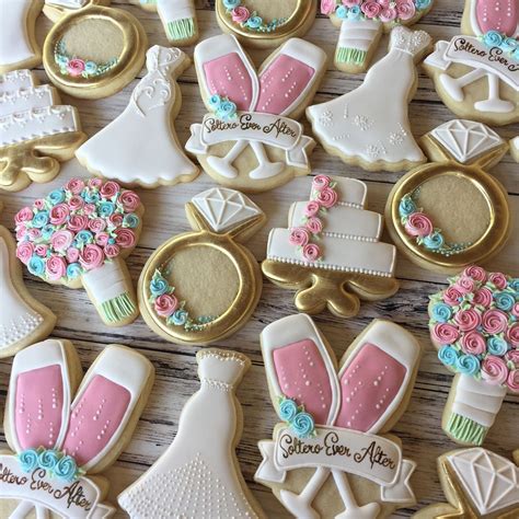 Bridal Shower cookies! 💕💍💐 #customcookies #colormefrosted # ...