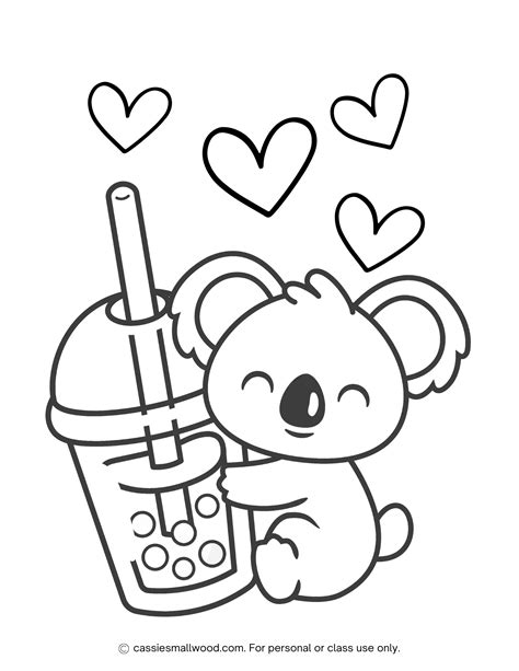 25 Cute Boba Tea Coloring Pages (Free Printables) | Cool coloring pages ...