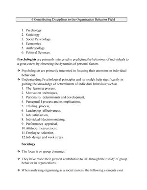 Short notes on Organisational Attitude - ATTITUDE 3 components of ...