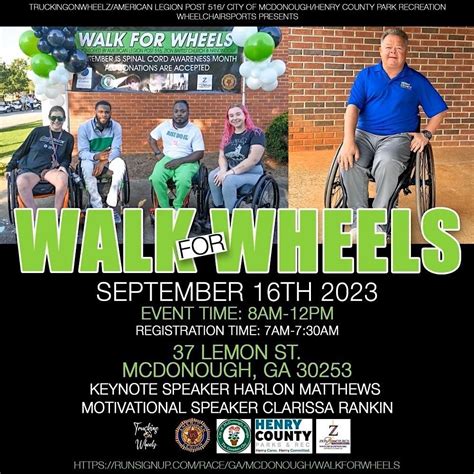 Annual Walk for Wheels (Spinal Cord Injury Awareness), 37 Lemon Street ...