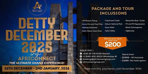 Detty December 2025 With AfriConnect, Kotoka International Airport ...