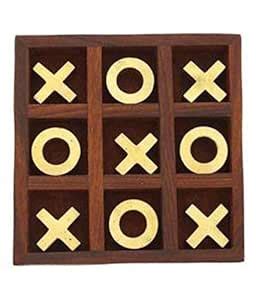 Buy Farman Handicrafts Nagina Brown Color for Kid Wooden Tic Tac Board ...