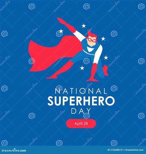 National Superhero Day Poster Template Stock Vector - Illustration of super, building: 272648515