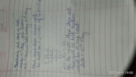 Ibrahim art class held 4 days in a month and Quran class held 5 days in ...