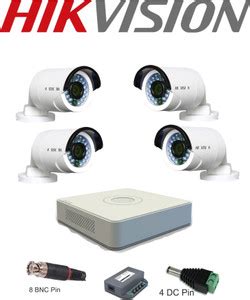 HIKVISION DS-7204-HGHI-E1 4Bullet Security Camera Price in India - Buy ...