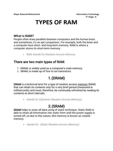 RAM Types 的图像结果