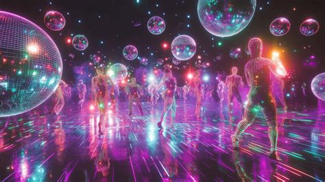 Download Vibrant Disco Ball Dance Party Wallpaper | Wallpapers.com