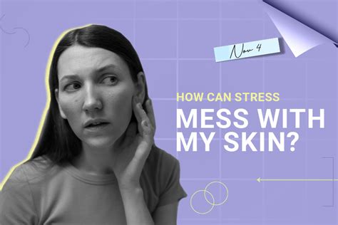 How can stress mess with my skin?