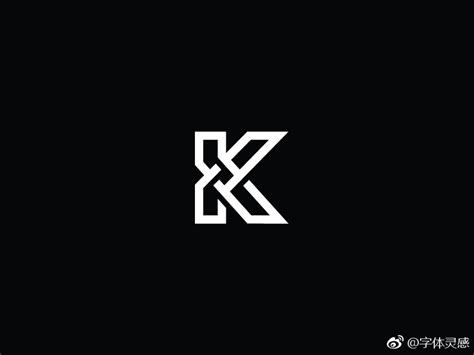 创意K字母logo设计