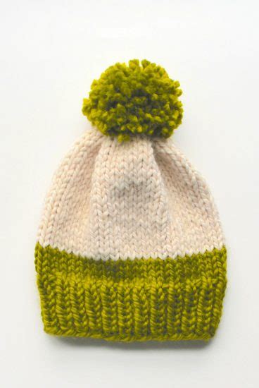 3 Pom-Pom Knit Hat Patterns - Make and Takes