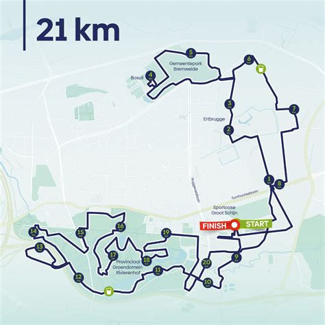 Parcours - Baloise Antwerp Park Miles