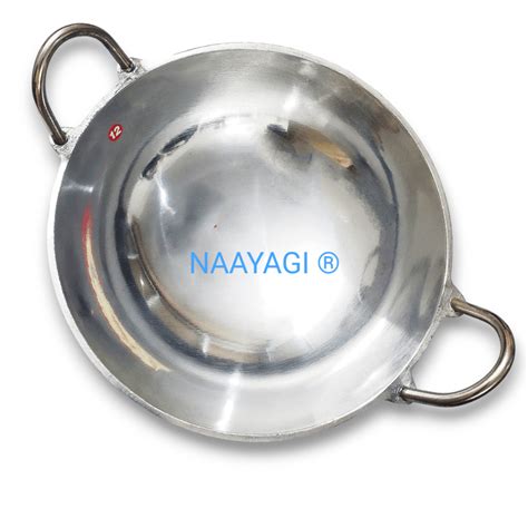 NAAYAGI - INDOLIUM / INDALIUM KADAI - 12 INCH, 3.5 TO 4 LITRE FOR ...