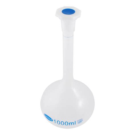 sourcingmap 1000ml Long Neck Lab Volumetric Measuring Flask Bottle w ...