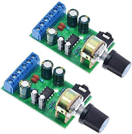 HiLetgo 2pcs TDA2822M DC 1.8-12V 2.0 Channel Stereo Amplifier Mini AUX ...