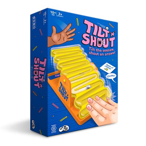 Amazon.com: Tilt 'n' Shout: A Speedy Family Board Game for Adults and ...