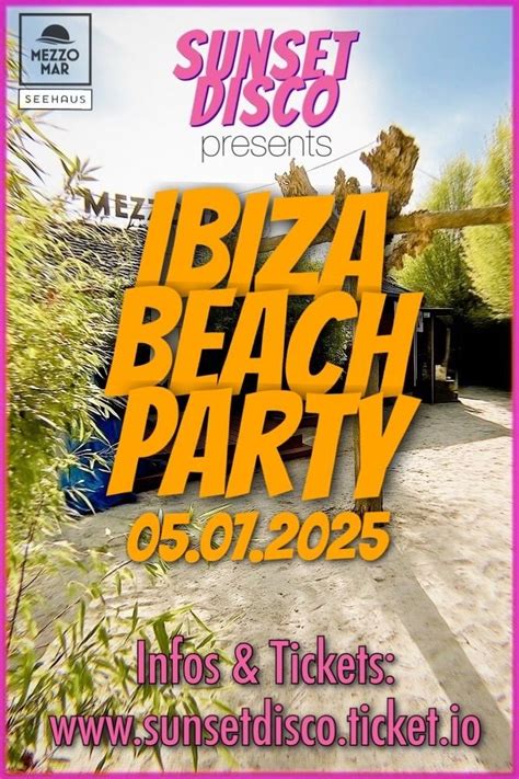 IBIZA BEACH PARTY presented by SUNSET DISCO, Bertaallee 7, 47055 ...