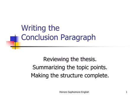 Image result for How to Write a Conclusion Paragraph Example