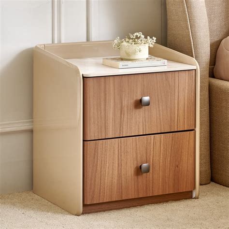 Buy Ivy Bedside Table with Drawers - Brown from Home Centre at just INR ...