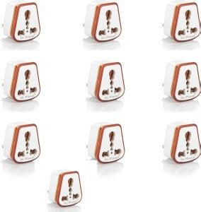 HI-PLASST AC 01 (10pcs) Hard PVC 5 to 15 Ampere Converter Socket for ...