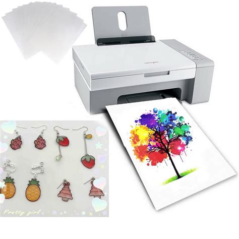 Sueiannmn 10pcs A4 Size Heat Shrink Plastic Sheet Printable Paper ...