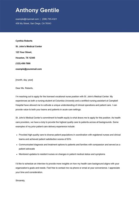 New Grad Rn Cover Letter Example - Infoupdate.org