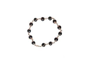 Buy Mamta Handicrafts Ebony Wood Bracelet with Copper Cap Design Hand ...